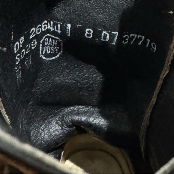 Dan Post Vintage Brown Western Leather Cowboy Boots Sz 8 Phoenix 26644 - Picture 11 of 13